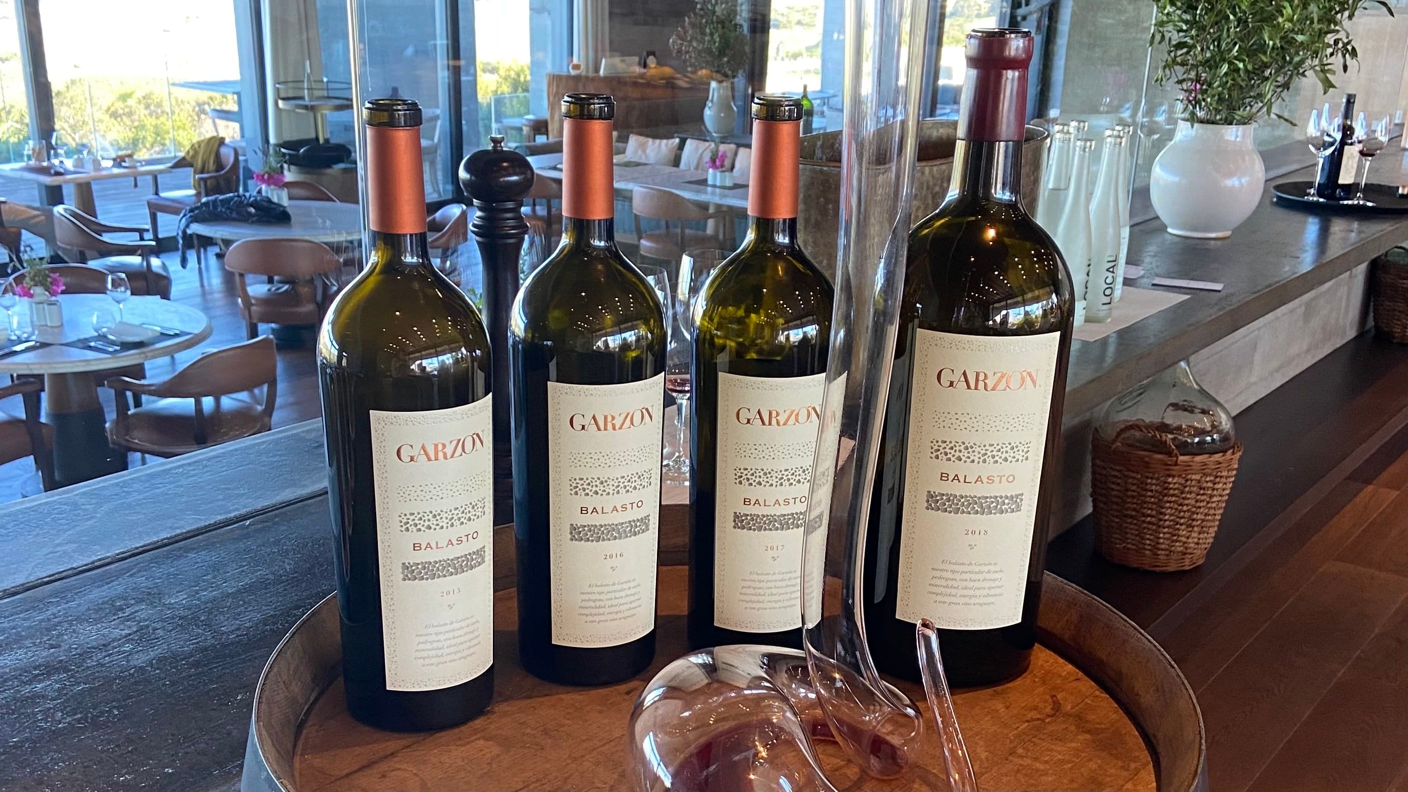 Cata vertical de Balasto en Bodega Garzón