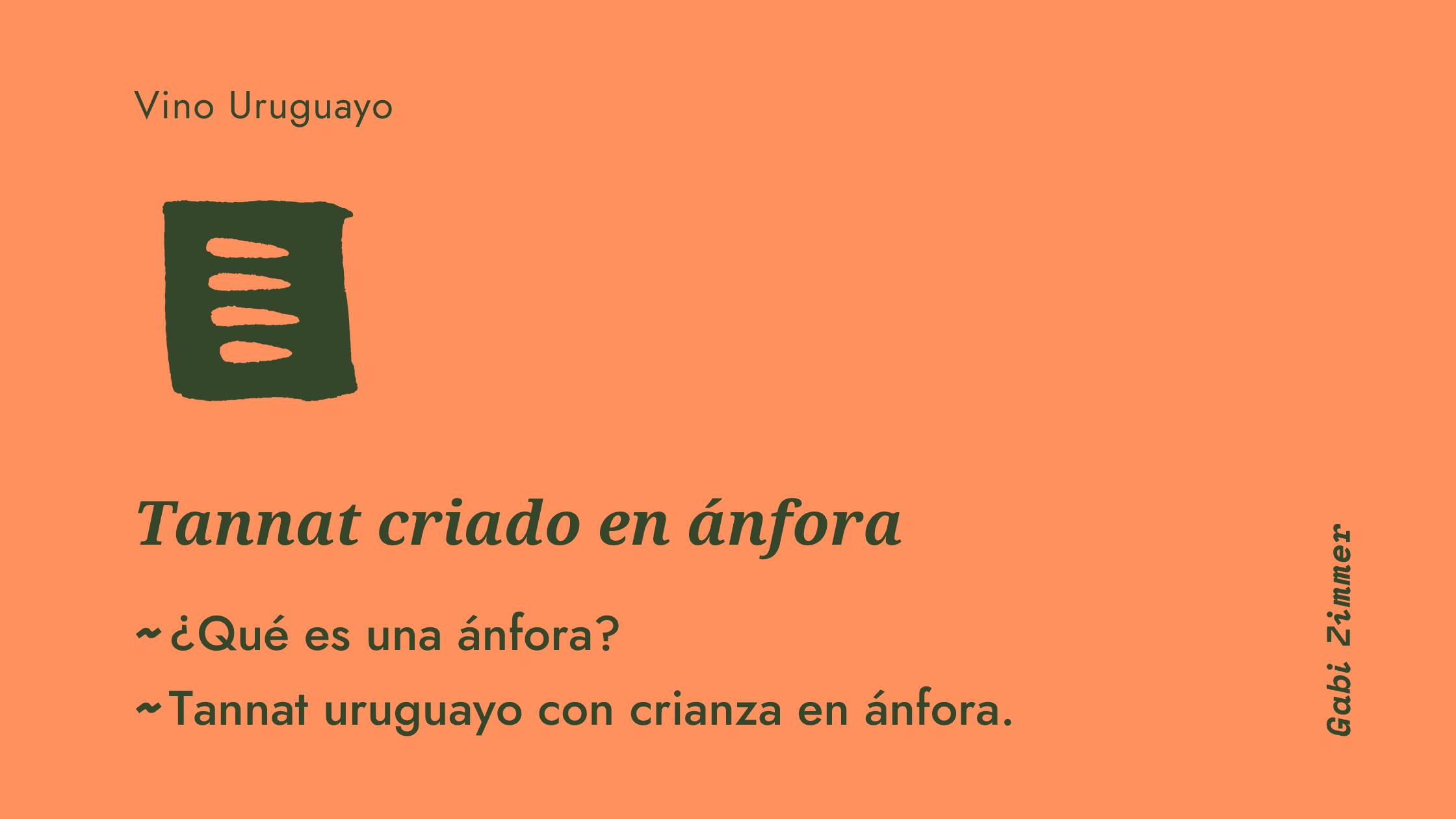 Tannat criado en ánfora